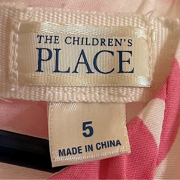 The Childrens's Place Hot Pink and White Polka Dot Dress Size 5 - Picture 5 of 12